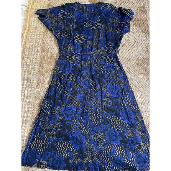 Vtg. Pellini by Von Bramlett Abstract Pattern Dress - Picture 6 of 9